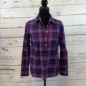 Tommy Hilfiger Women’s flannel Plaid Top Small